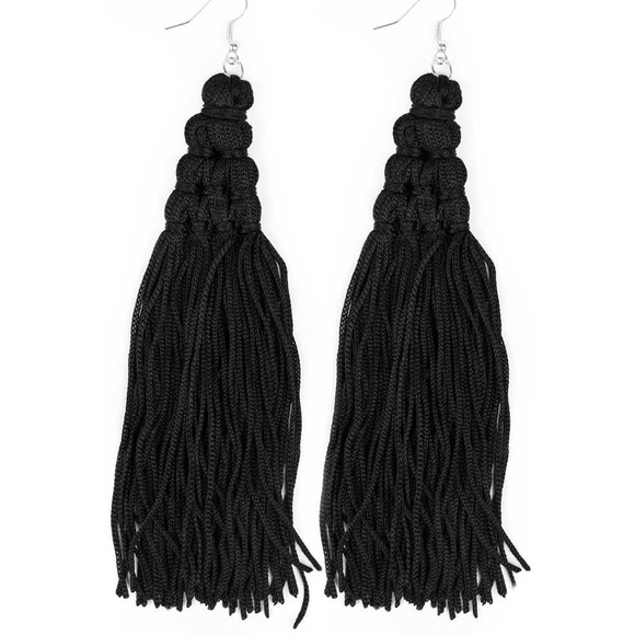 ICONIC Black Magic Carpet Earrings - Picture 2 of 2